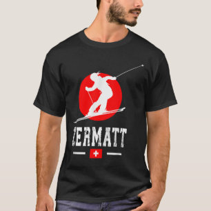 Zermatt Ski Resort Alps Swiss Mountains Switzerlan T-Shirt