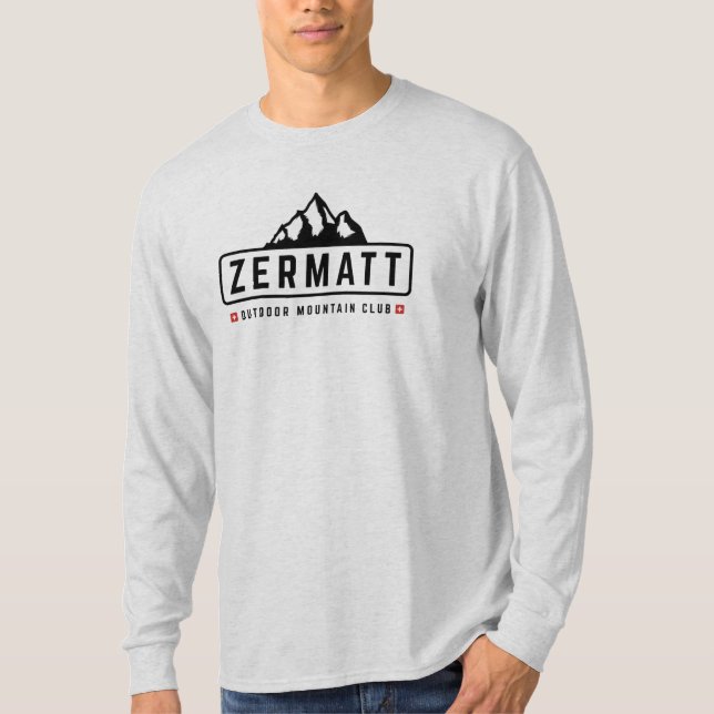 Zermatt Switzerland Outdoors T-Shirt (Front)