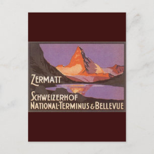 Zermatt Switzerland Postcard