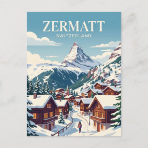 Zermatt, Switzerland Postcard
