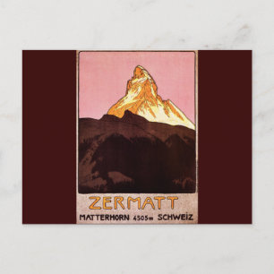 Zermatt Switzerland Postcard