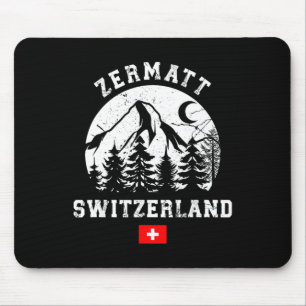 Zermatt Switzerland Ski Resort Alps Alpine Skiing  Mouse Pad
