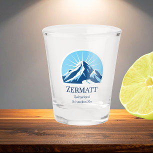 Zermatt Switzerland ski resort shot Glas Glass