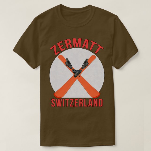 Zermatt Switzerland T-Shirt (Design Front)