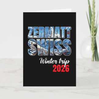 Zermatt Switzerland Winter Trip 2026 Alps Ski Swis Card