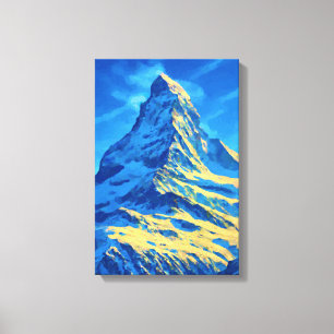 Zermatt Vintage Travel Canvas Print