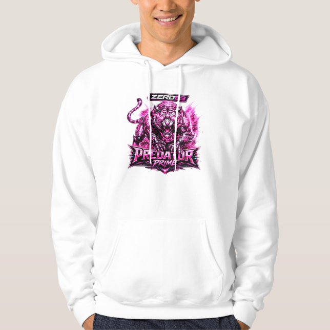 ZERO69 Predator Prime Neon Cyber Tiger Hoodie (Front)