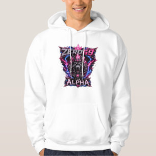 ZERO69 The Alpha Neon Wolf Hoodie