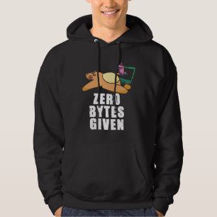 Zero Bytes Given Sloth Computer Science Programmin Hoodie