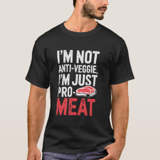 Zero Carb All Meat Diet Funny BBQ T-Shirt