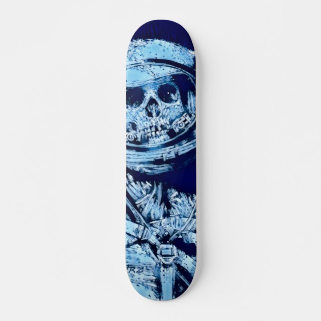Zero Dead Man Element Custom Chrome Pro Park Board Skateboard (Front)