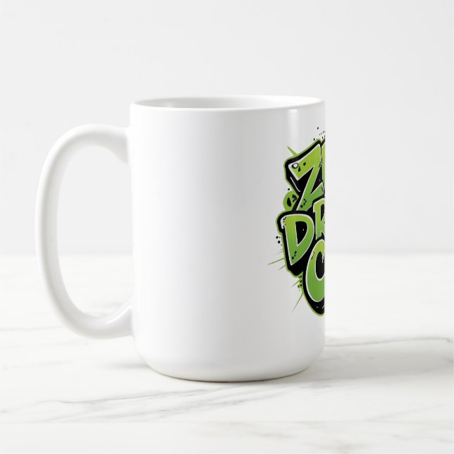 Zero Drama Club Mug – Funny Gen Z Sarcastic (Left)
