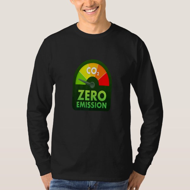 Zero Emissions Owner   Electric Car Drive The Futu T-Shirt (Front)