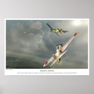 Zero fighter”Saburo Sakai ” Poster