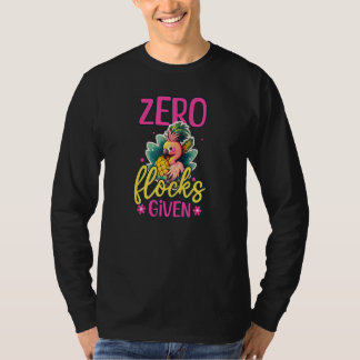 Zero Flocks Given Flamingo Ananas T-Shirt