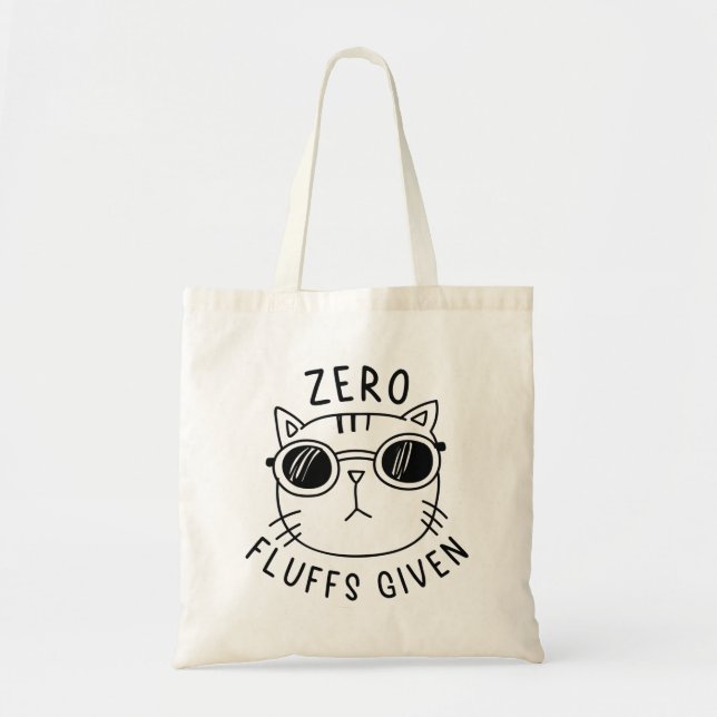 Zero Fluffs Given Tote Bag (Front)