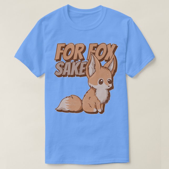 Zero Fo given Pun for a Fennec Fo Lover T-Shirt (Design Front)