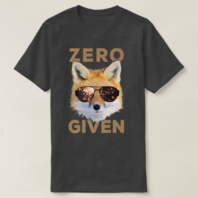 Zero Fo Given shirtFunny Pun[Premium]  T-Shirt (Design Front)