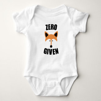 Zero Fox Given Baby Bodysuit