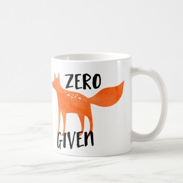 Zero Fox Given Coffee Mug (Right)
