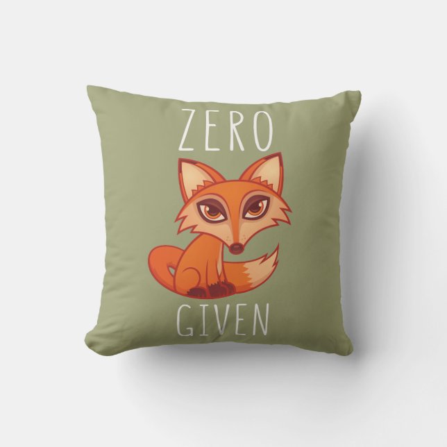 Zero Fox Given Cushion (Front)