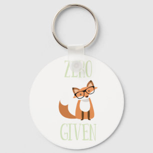 Zero Fox Given Funny Animal Fox Key Ring