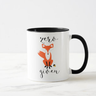 Zero Fox Given Funny Pun Mug