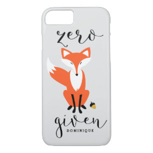 Zero Fox Given Funny Pun Personalised Case-Mate iPhone Case