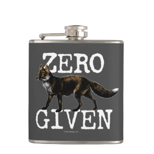 Zero (Fox) Given Hip Flask