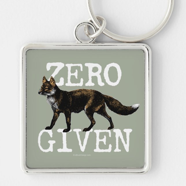 Zero (Fox) Given Key Ring (Front)