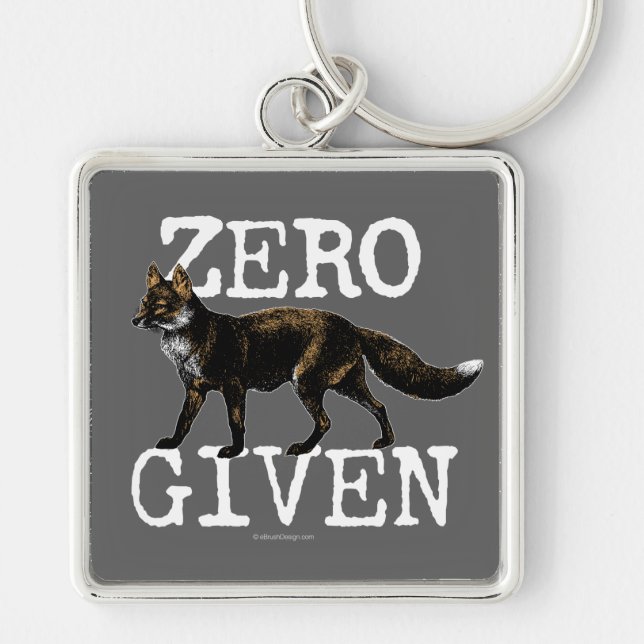 Zero (Fox) Given Key Ring (Front)