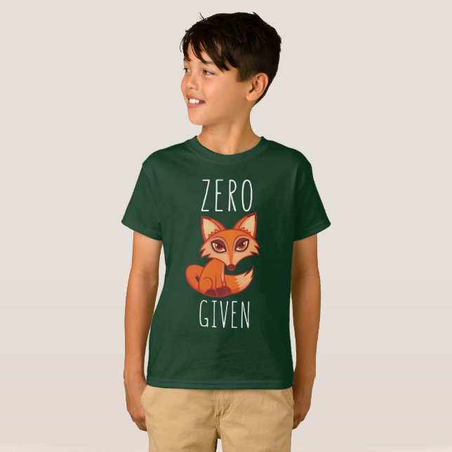 Zero Fox Given T-Shirt (Front Full)