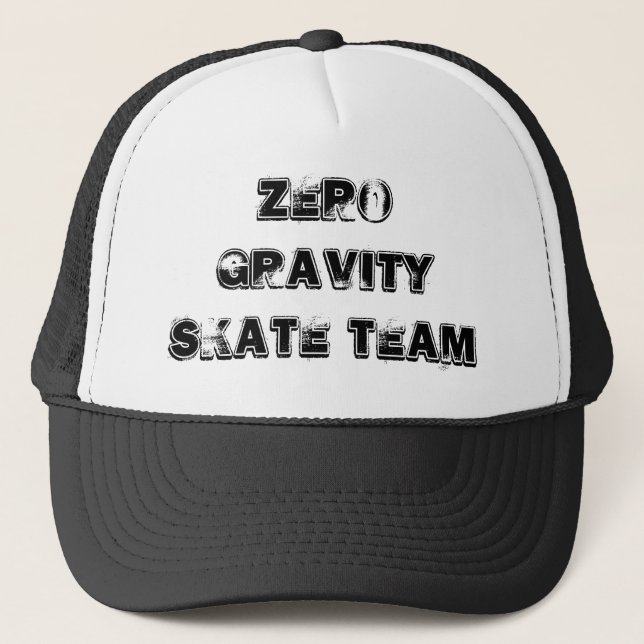 Zero gravity Skate Team Trucker Hat (Front)