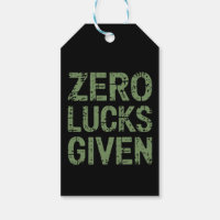Zero Lucks Given St Paddy's Day Hilarious Patricks