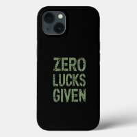 Zero Lucks Given St Paddy's Day Hilarious Patricks
