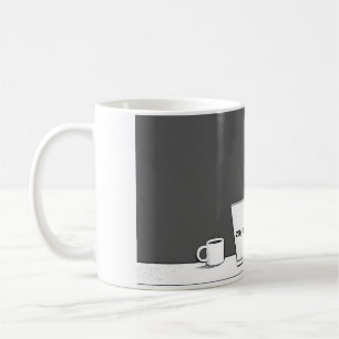 Zero Meowtivation Cat – Funny Lazy Work Cartoon Coffee Mug