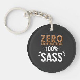 Zero Motivation, 100 Sass Key Ring