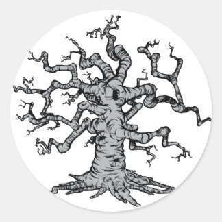 Zero Sophisto - Tree Classic Round Sticker