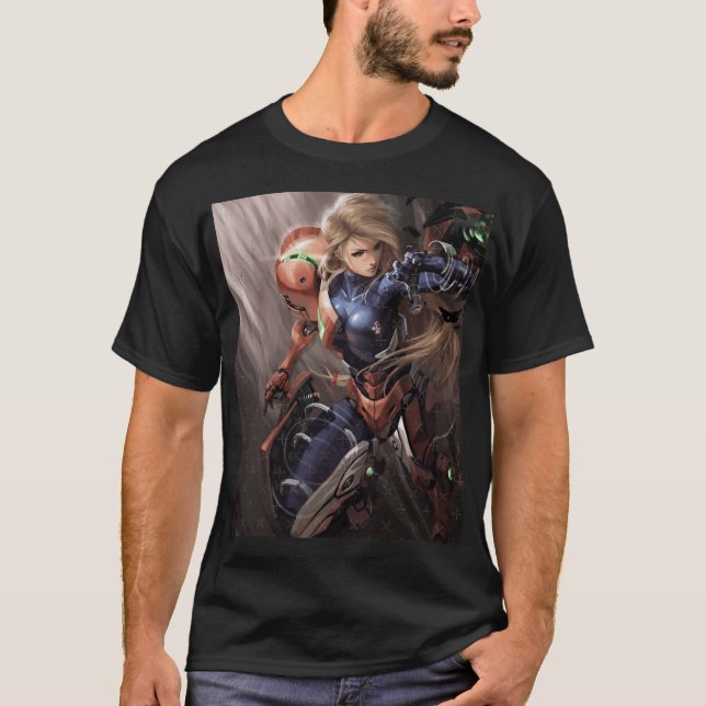 Zero Suit Samus Out Ofhe Varia Suit friend friends T-Shirt (Front)