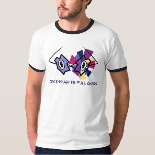 Zero Thoughts Full Chaos Men's Funny T-Shirt - Gra