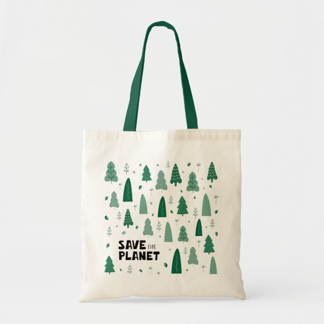 Zero Waste | Eco-Friendly Sustainability Tote Bag (Front)