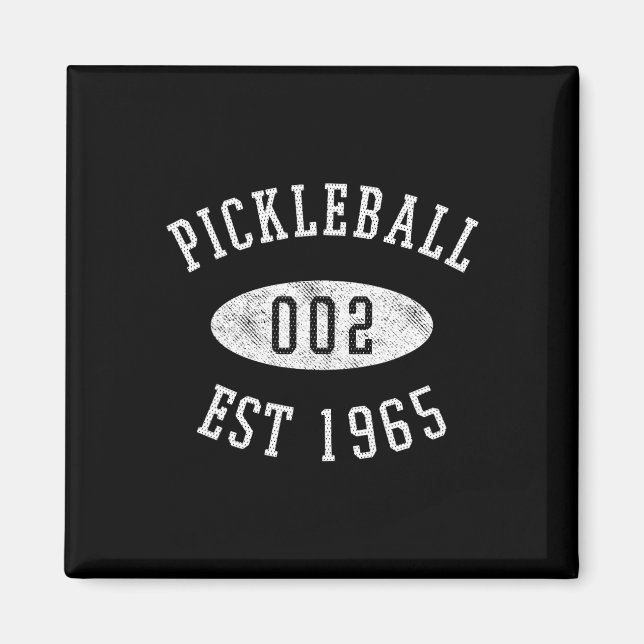 Zero Zero Two Funny Pickleball  Magnet (Front)