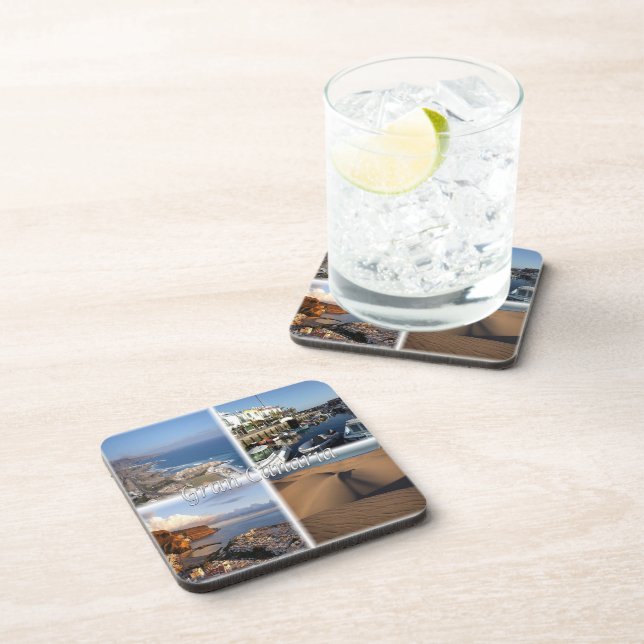 zES005 GRAN CANARIA, Canary Islands, Spain, Coaster (Right Side)