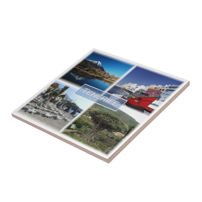 zES007 TENERIFE  Canary Islands Spain, Tile (Side)