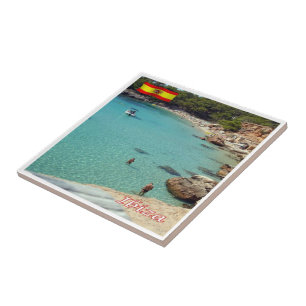 zES055 EIVISSA The Beach, Spain, Tile