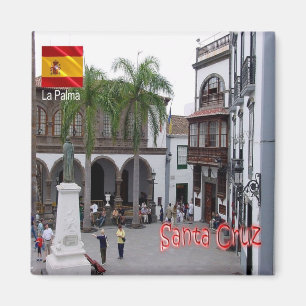 zES077 LA PALMA, SANTA CRUZ, Plaza de España, Magnet