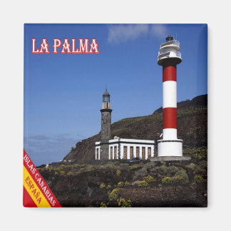 zES080 LA PALMA, LIGHTHOUSE, Spain, Fridge Magnet