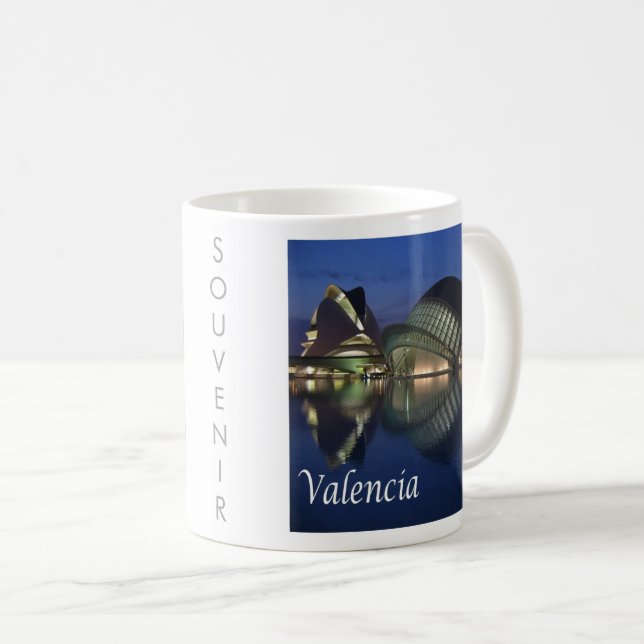 zES100 VALENCIA panorama, Spain, Coffee Mug (Front Right)