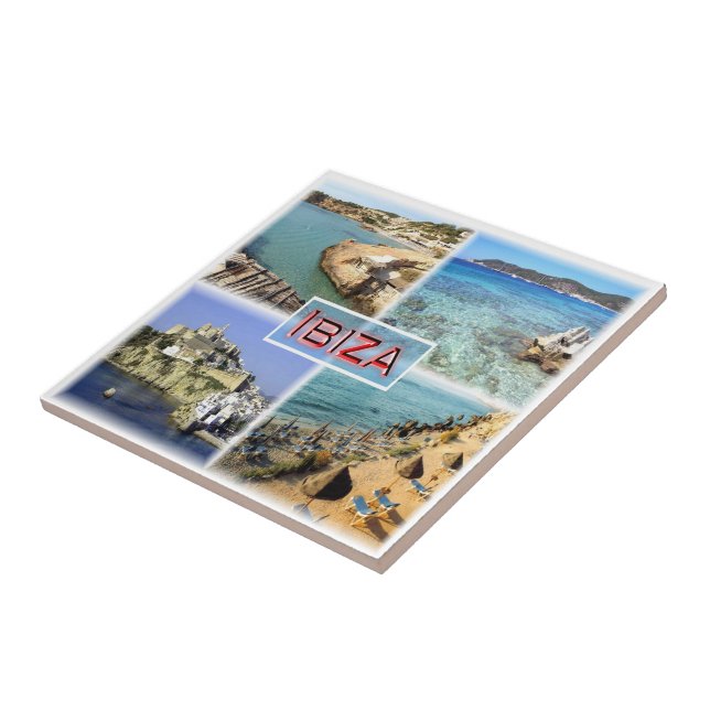 zES109 IBIZA old town, CALA TARIDA, SES SALINAS, Tile (Side)