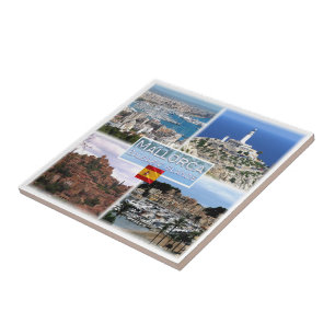 zES112 MALLORCA, PALMA bay, Cap de Formentor, Tile